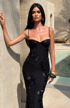 Maya Maxi Dress - Black