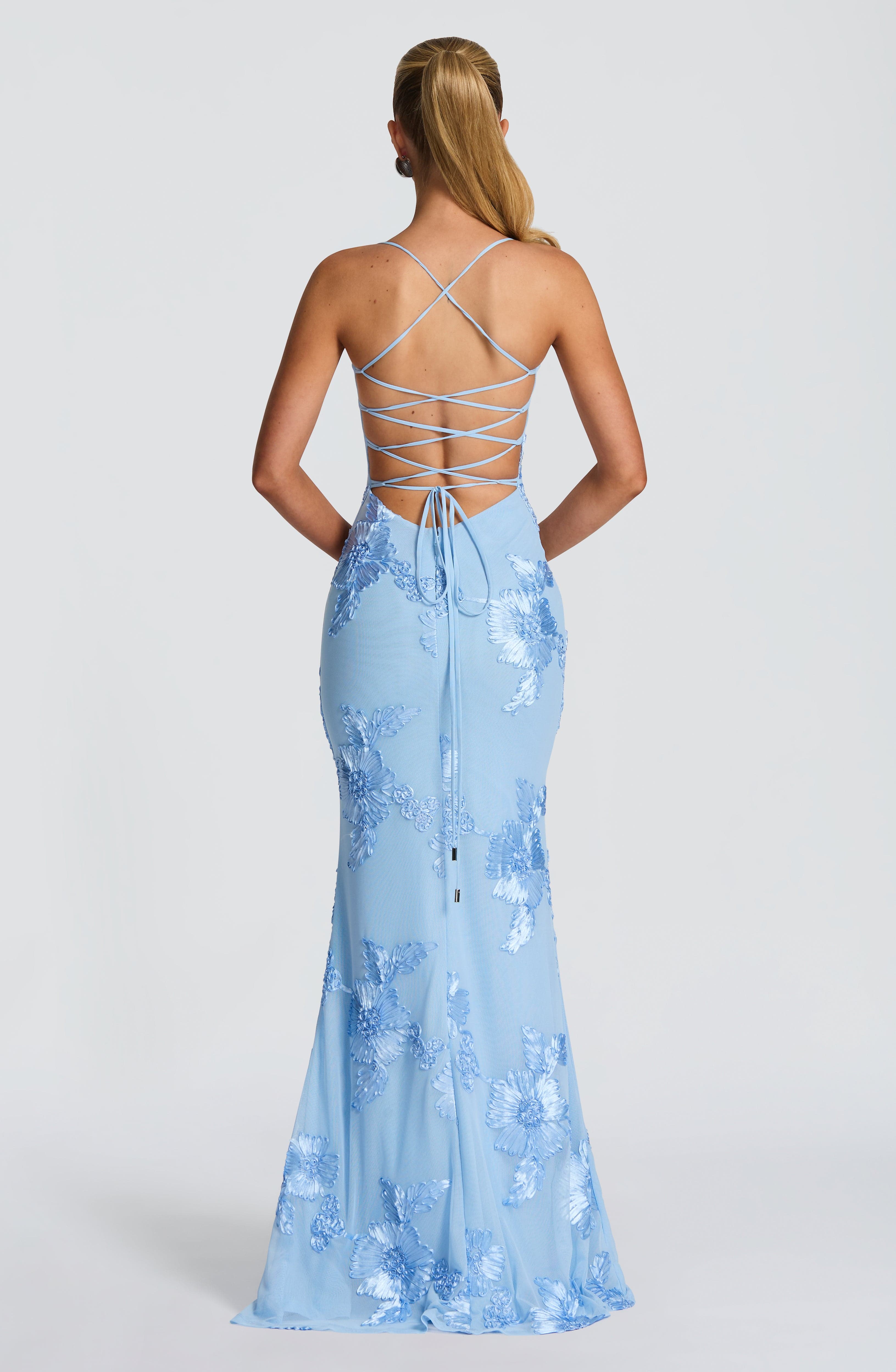 Maya Maxi Dress - Glacier Blue