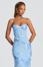 Maya Maxi Dress - Glacier Blue