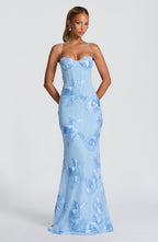 Maya Maxi Dress - Glacier Blue
