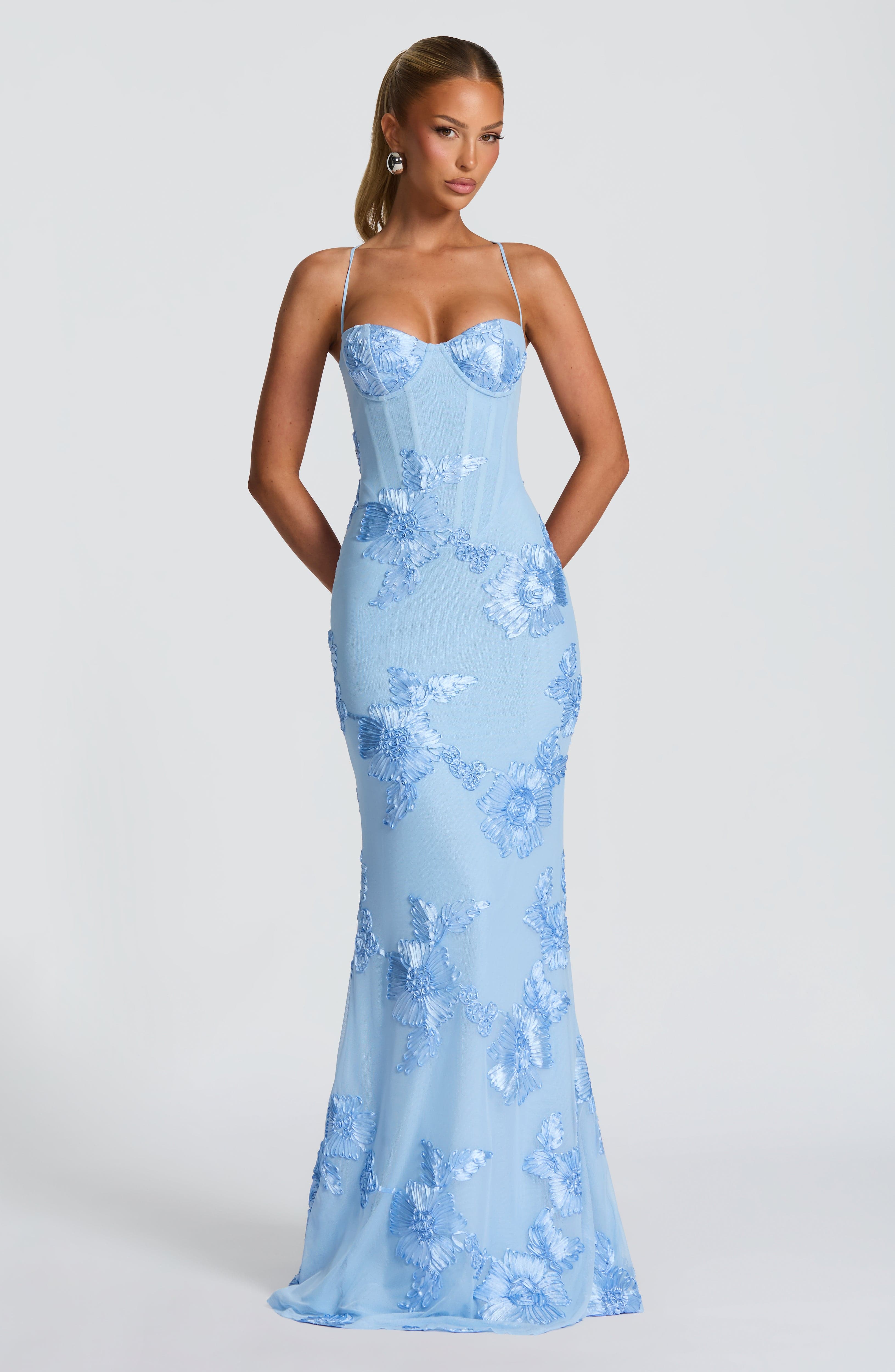 Maya Maxi Dress - Glacier Blue