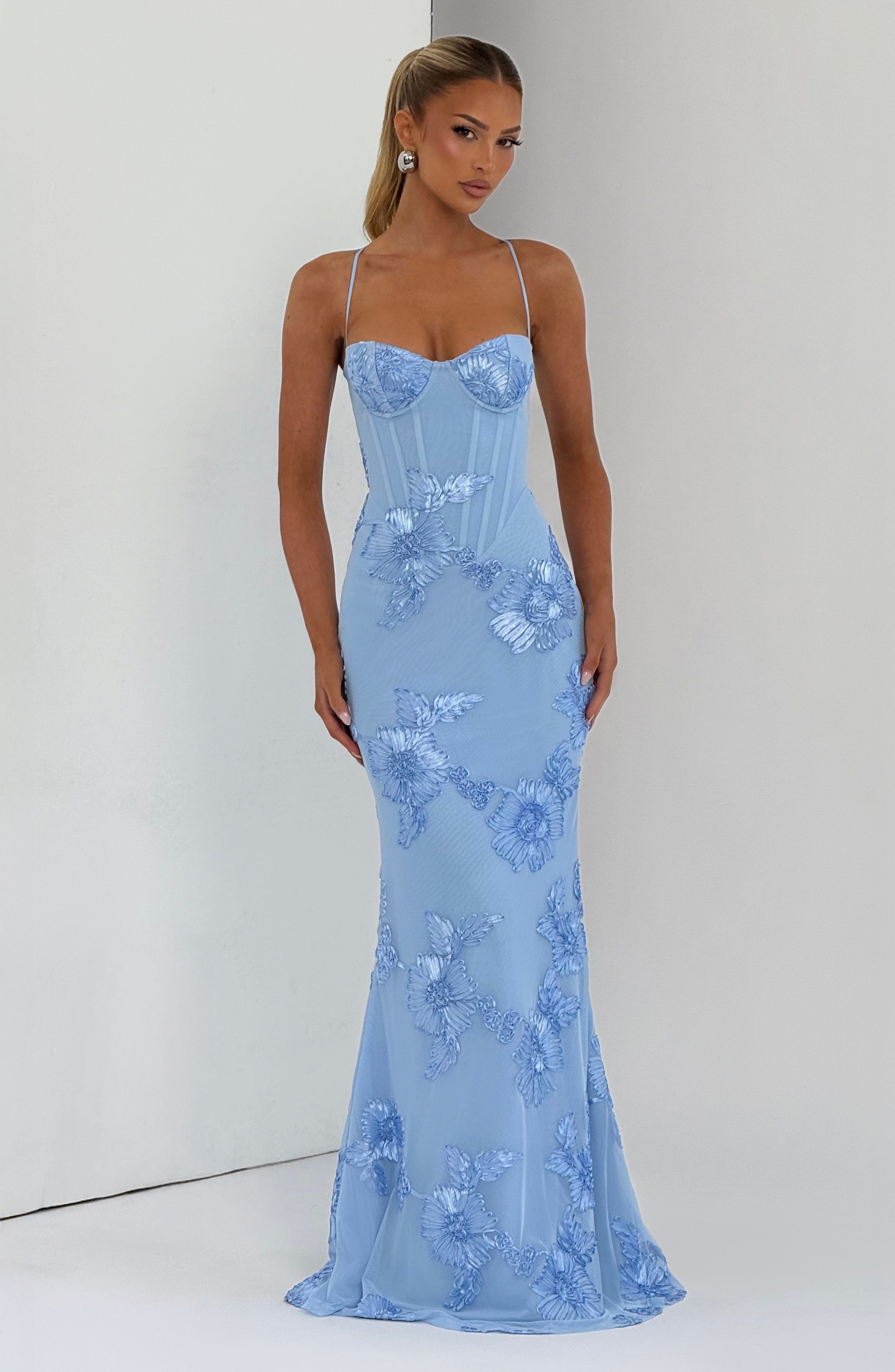 Maya Maxi Dress - Glacier Blue