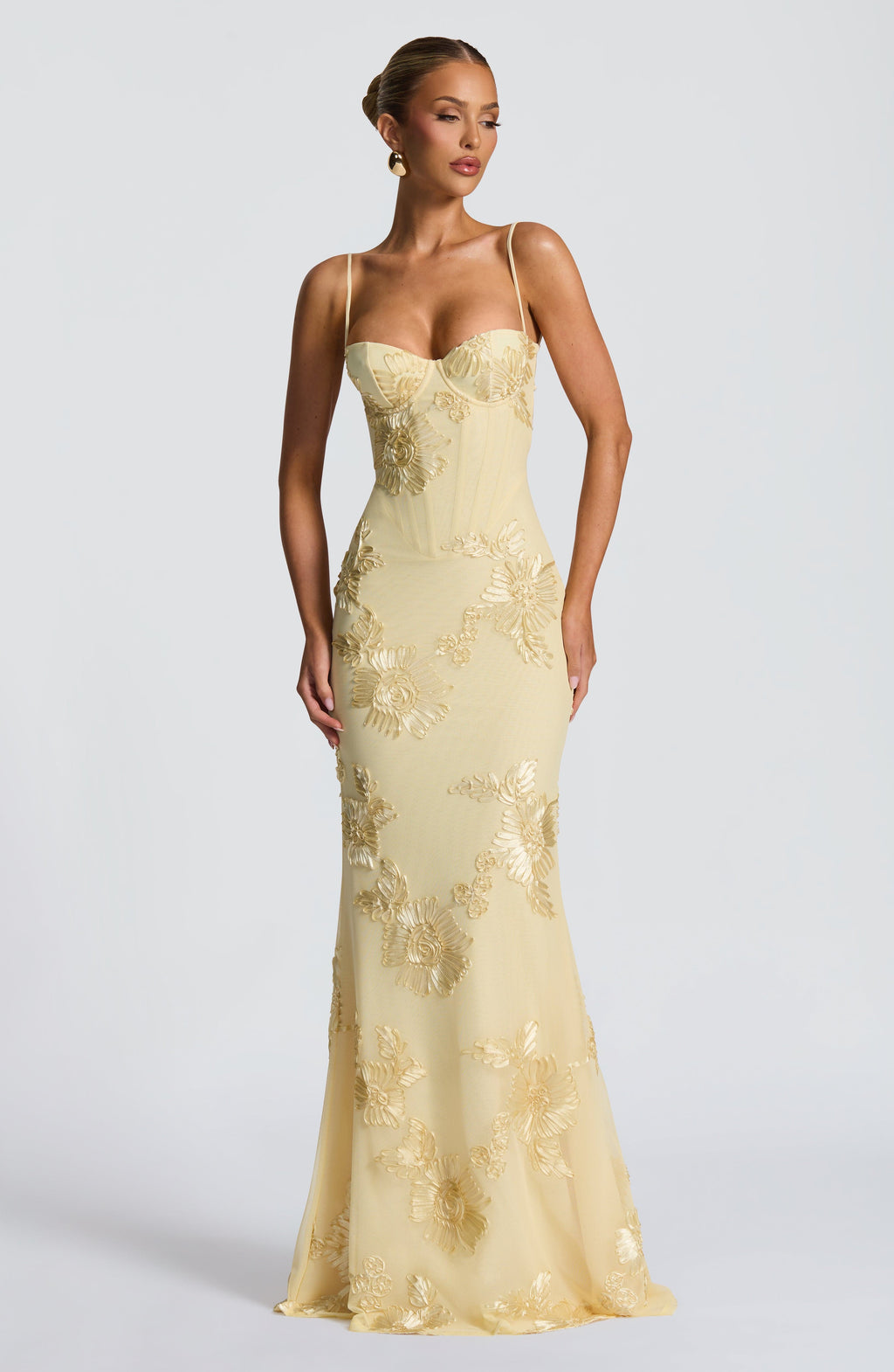 Maya Maxi Dress - Lemon