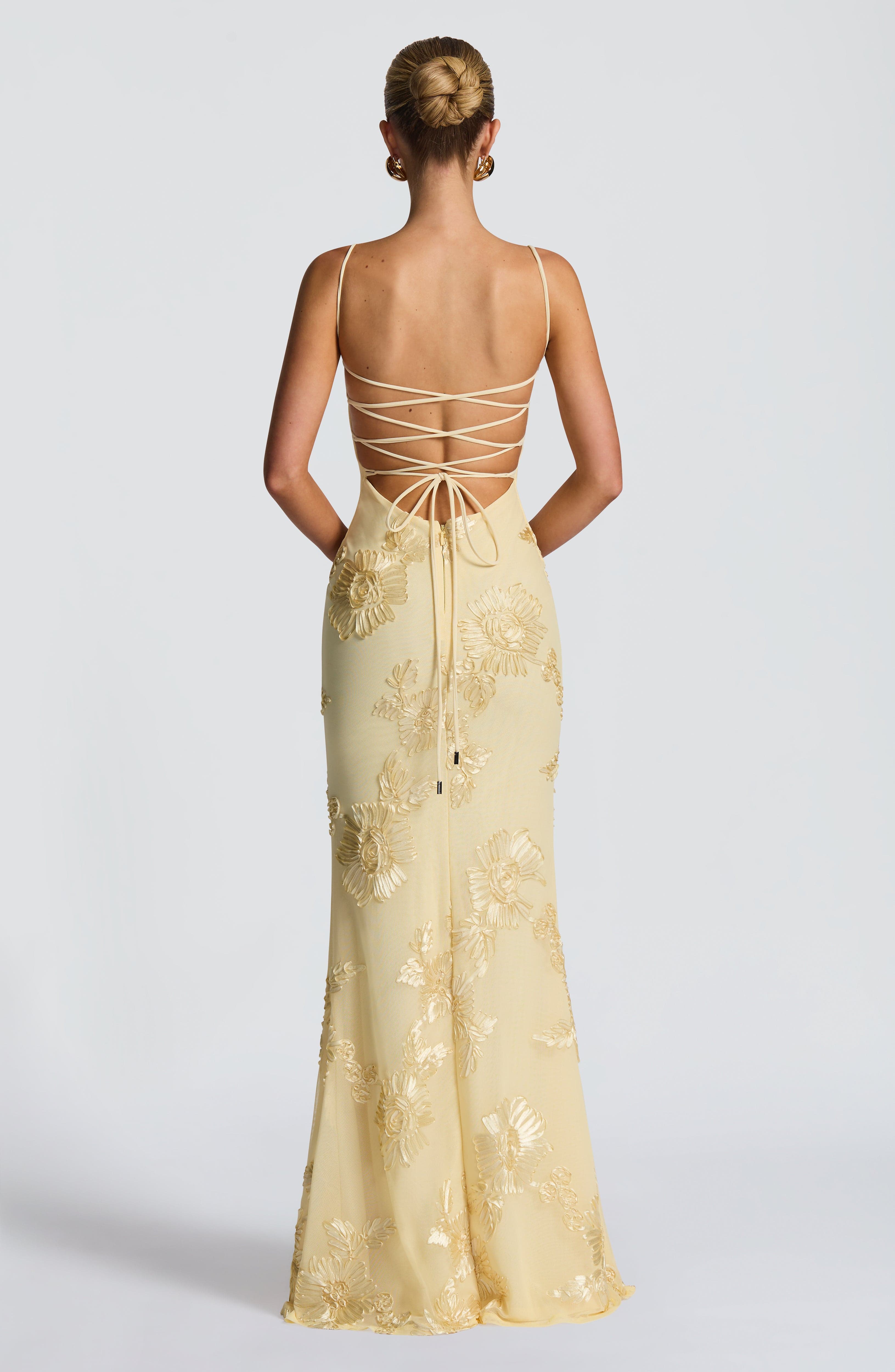 Maya Maxi Dress - Lemon