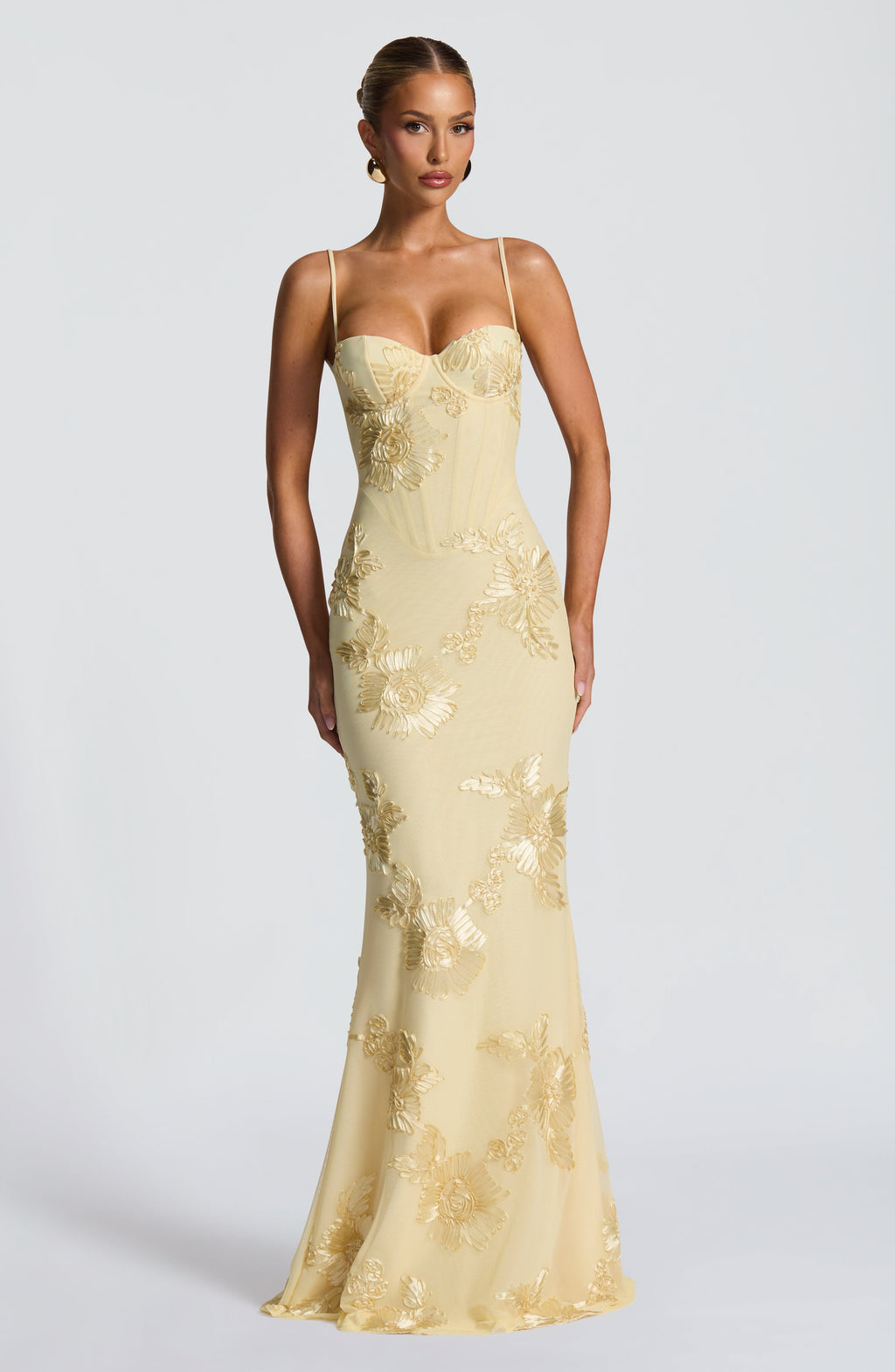 Maya Maxi Dress - Lemon