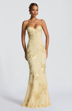 Maya Maxi Dress - Lemon