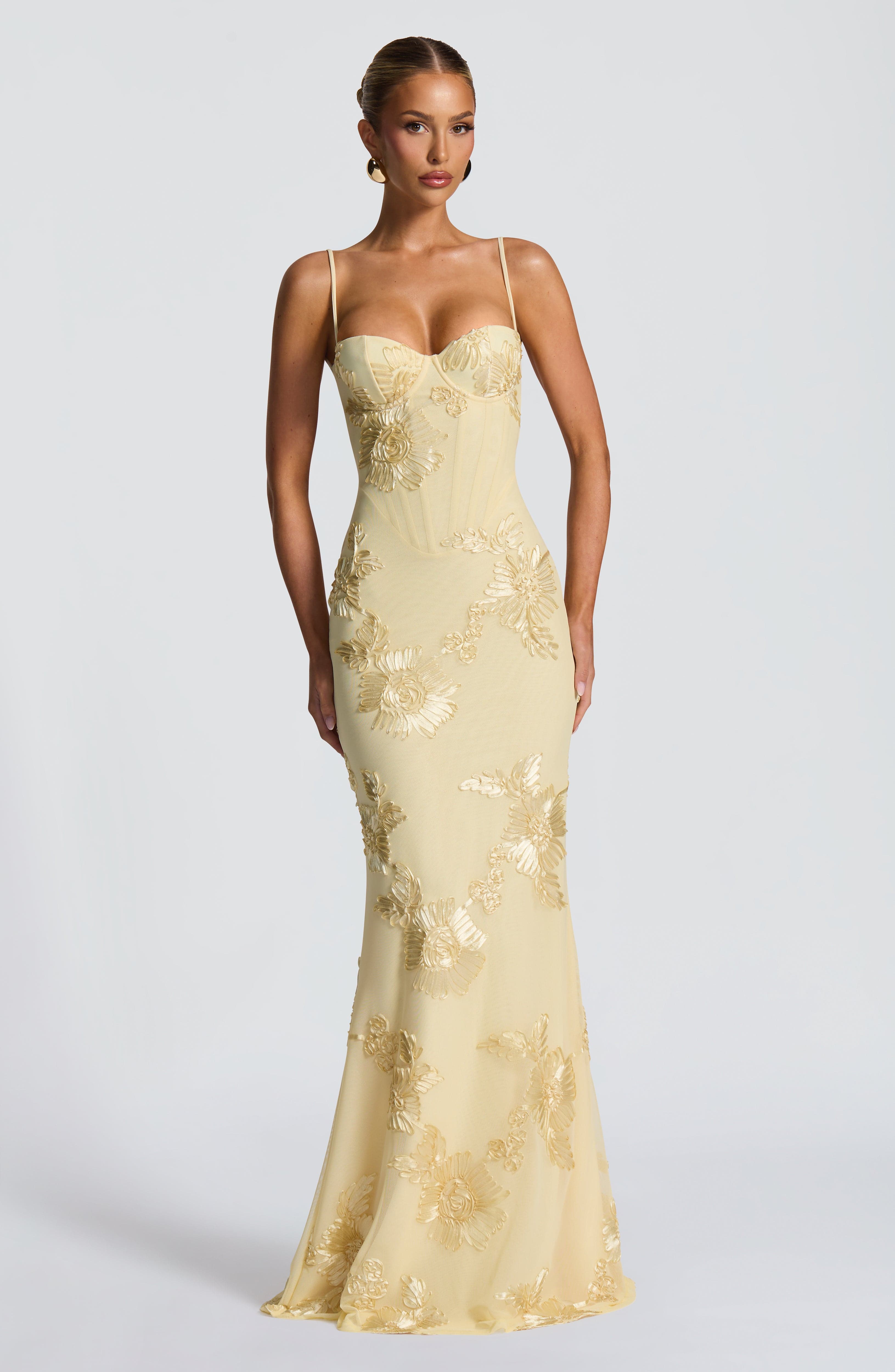Maya Maxi Dress - Lemon