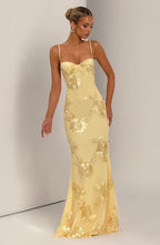 Maya Maxi Dress - Lemon