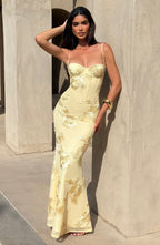 Maya Maxi Dress - Lemon
