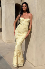 Maya Maxi Dress - Lemon
