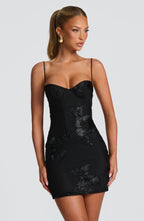 Olivia Mini Dress - Black