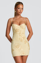 Olivia Mini Dress - Lemon