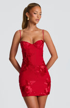 Olivia Mini Dress - Red