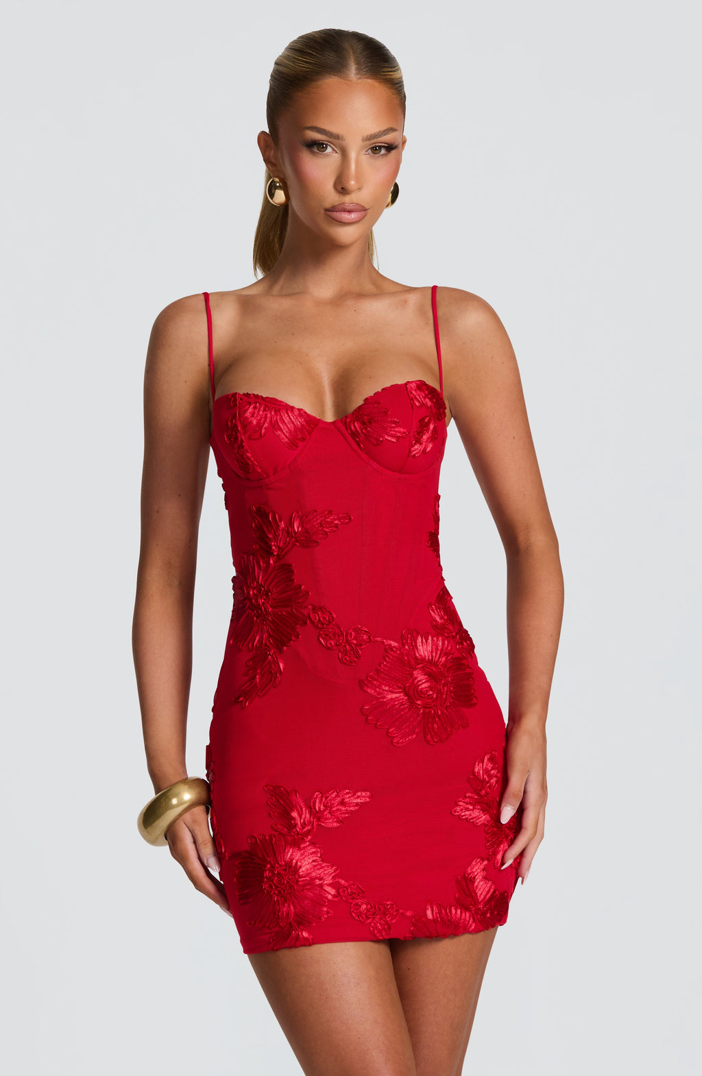 Olivia Mini Dress - Red