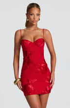 Olivia Mini Dress - Red