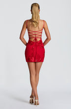 Olivia Mini Dress - Red