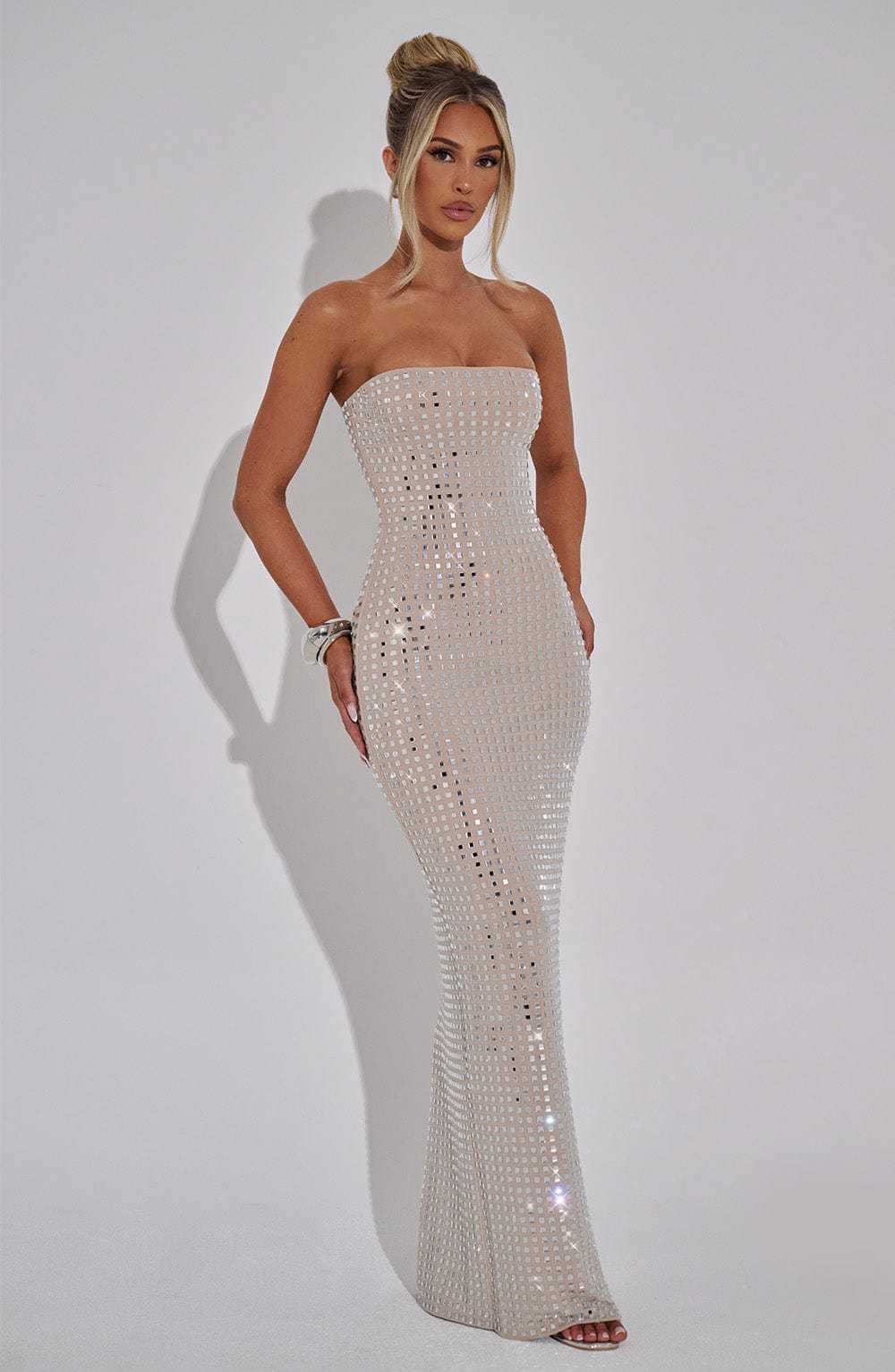 Ashley Maxi Dress - Nude