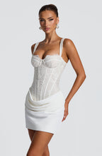 Isla Mini Dress - Ivory