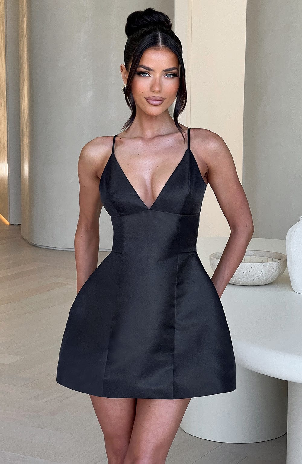 Daisy Mini Dress - Black
