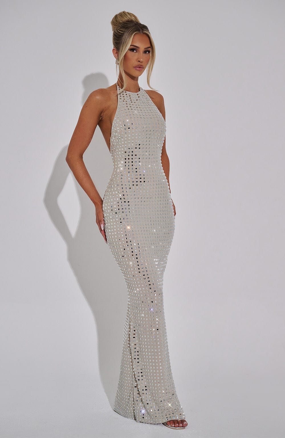 Stella Maxi Dress - Nude