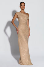 Silvia Maxi Dress - Gold