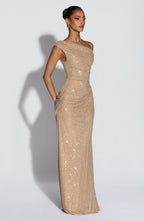 Silvia Maxi Dress - Gold