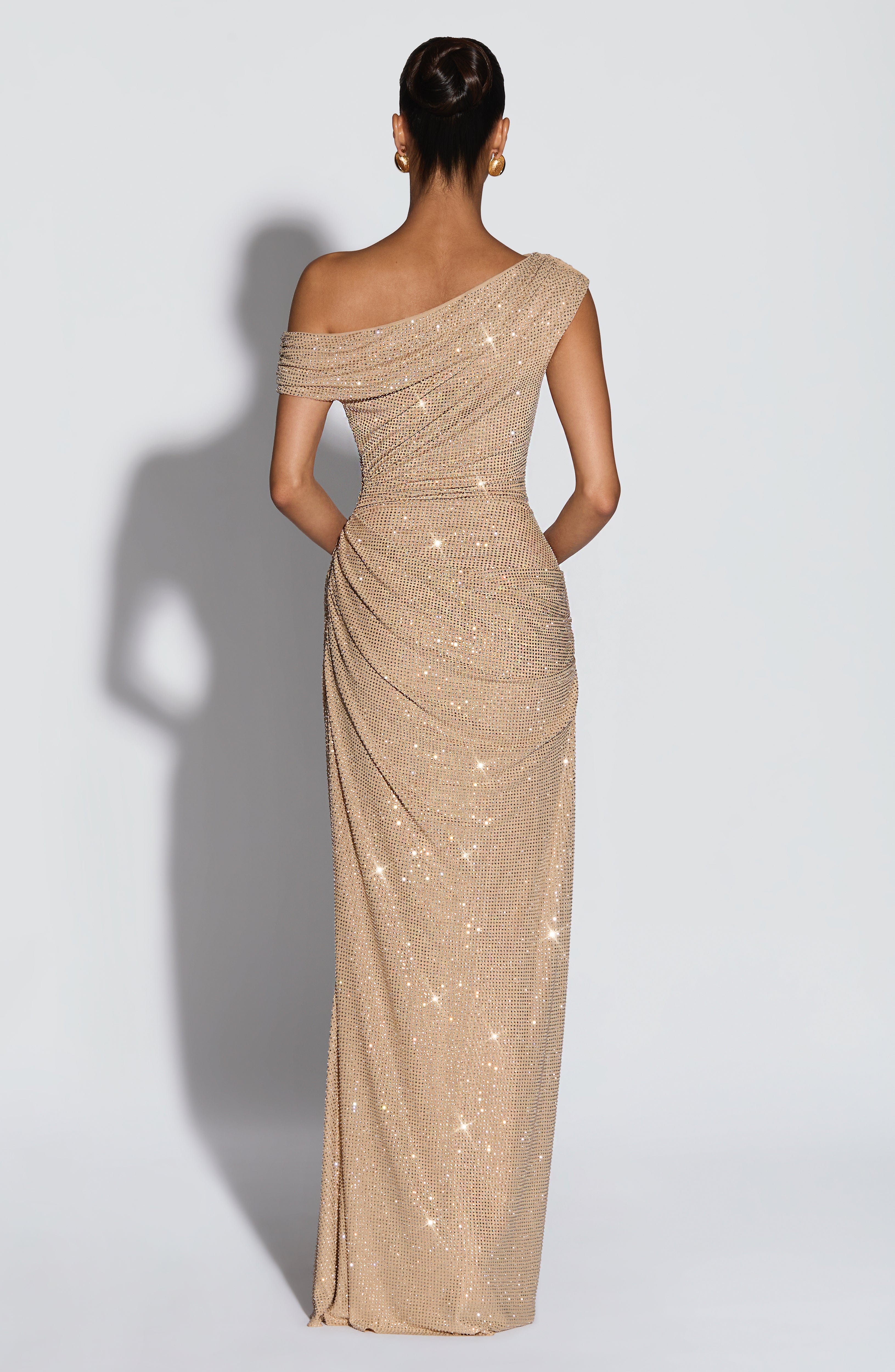 Silvia Maxi Dress - Gold