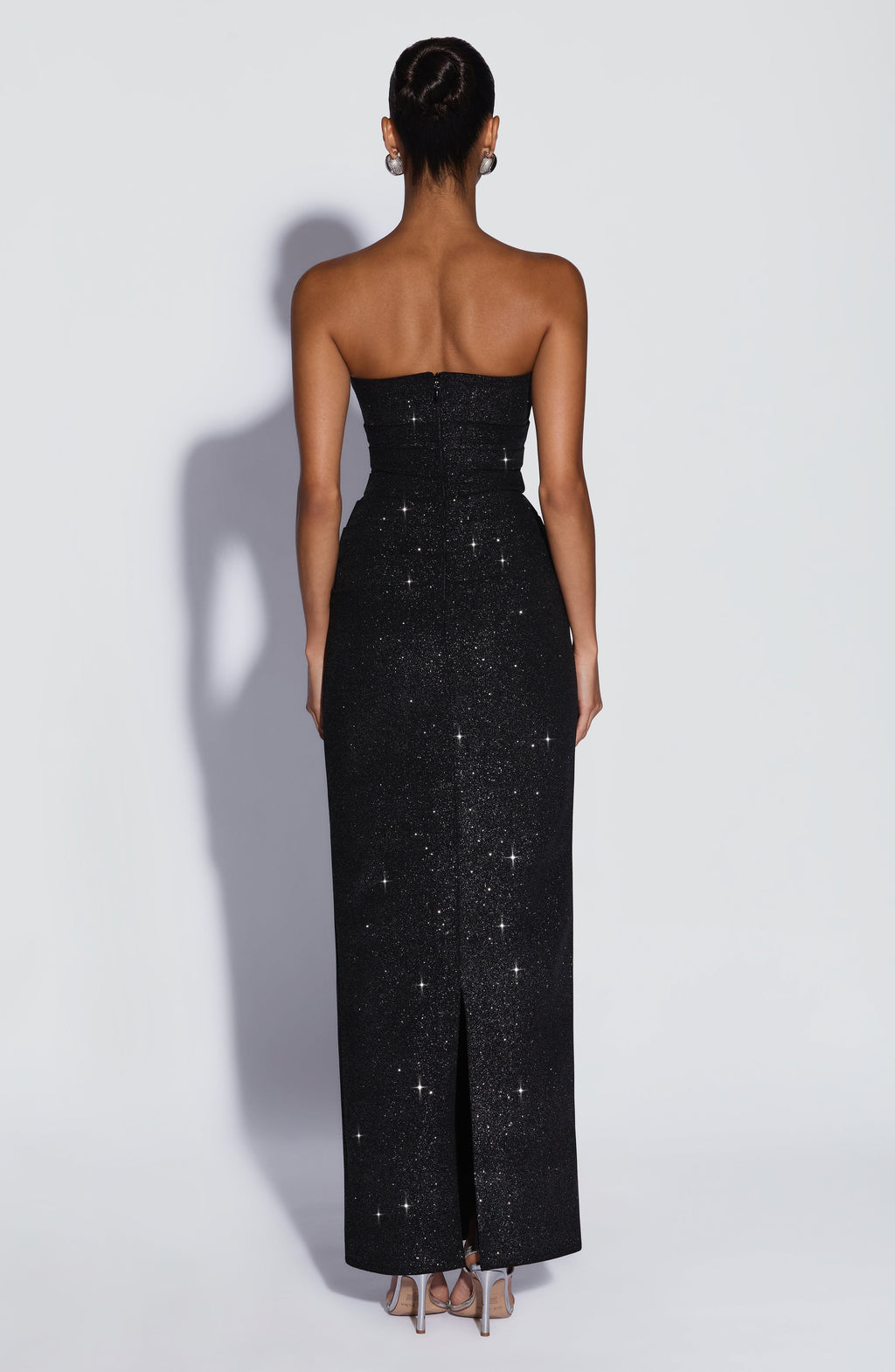 Gemma Maxi Dress - Black Sparkle