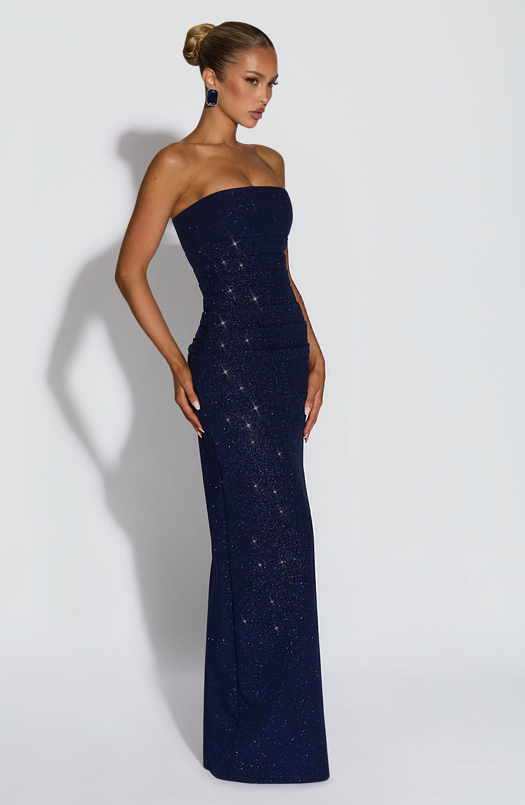 Gemma Maxi Dress - Navy Sparkle