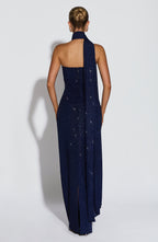Gemma Maxi Dress - Navy Sparkle