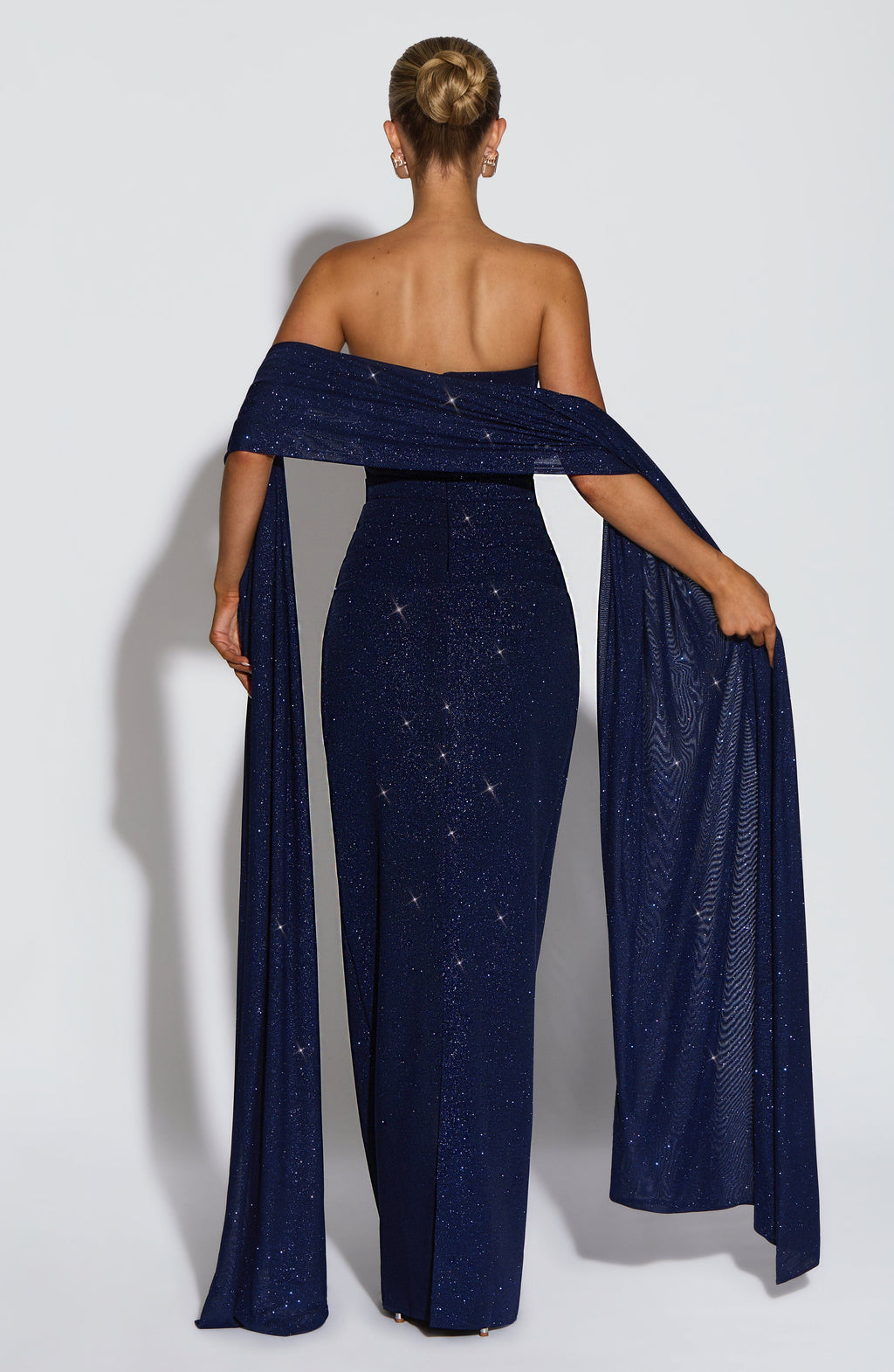 Gemma Maxi Dress - Navy Sparkle