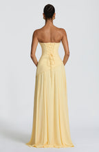 Giselle Maxi Dress - Lemon