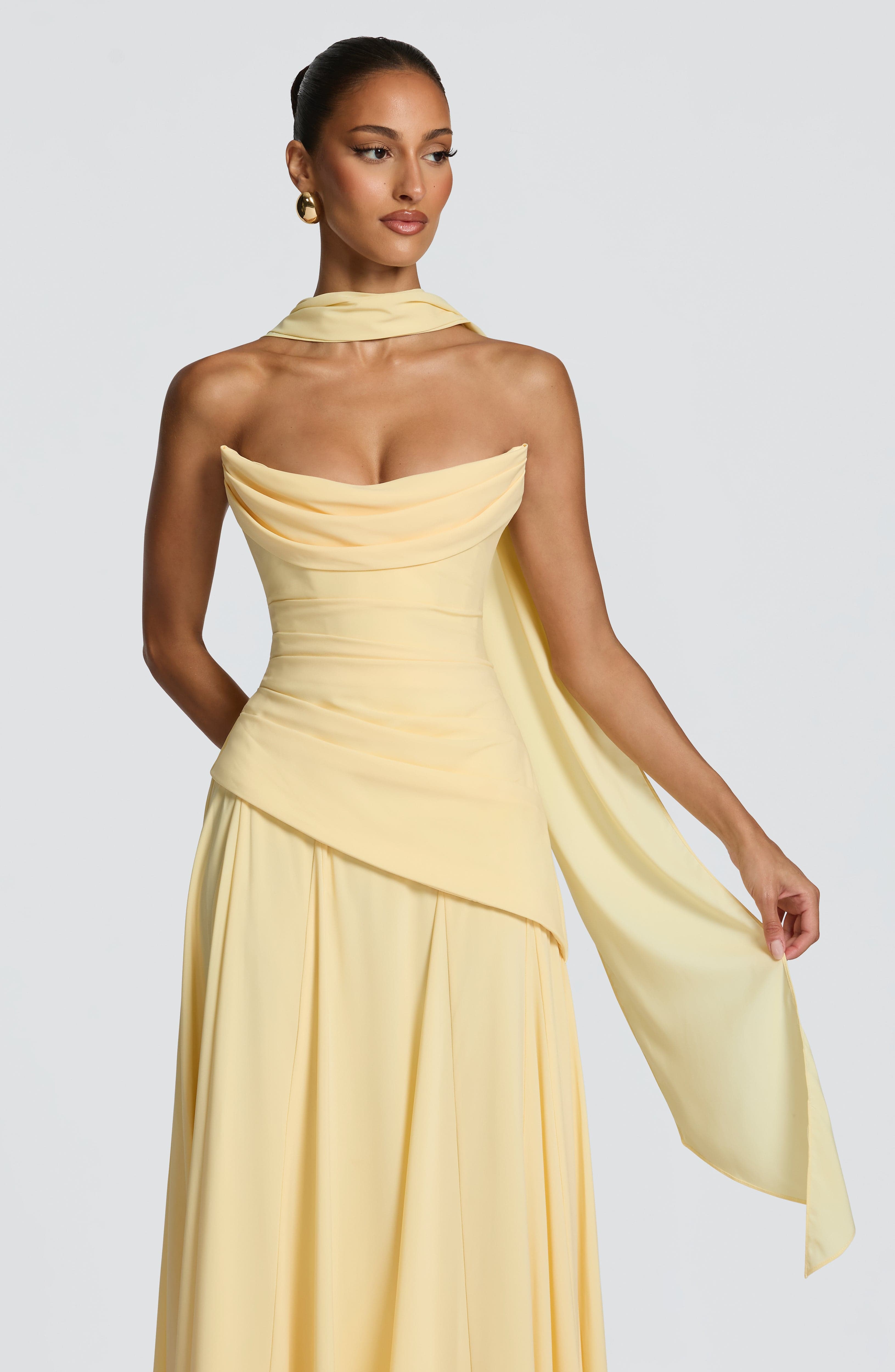 Giselle Maxi Dress - Lemon