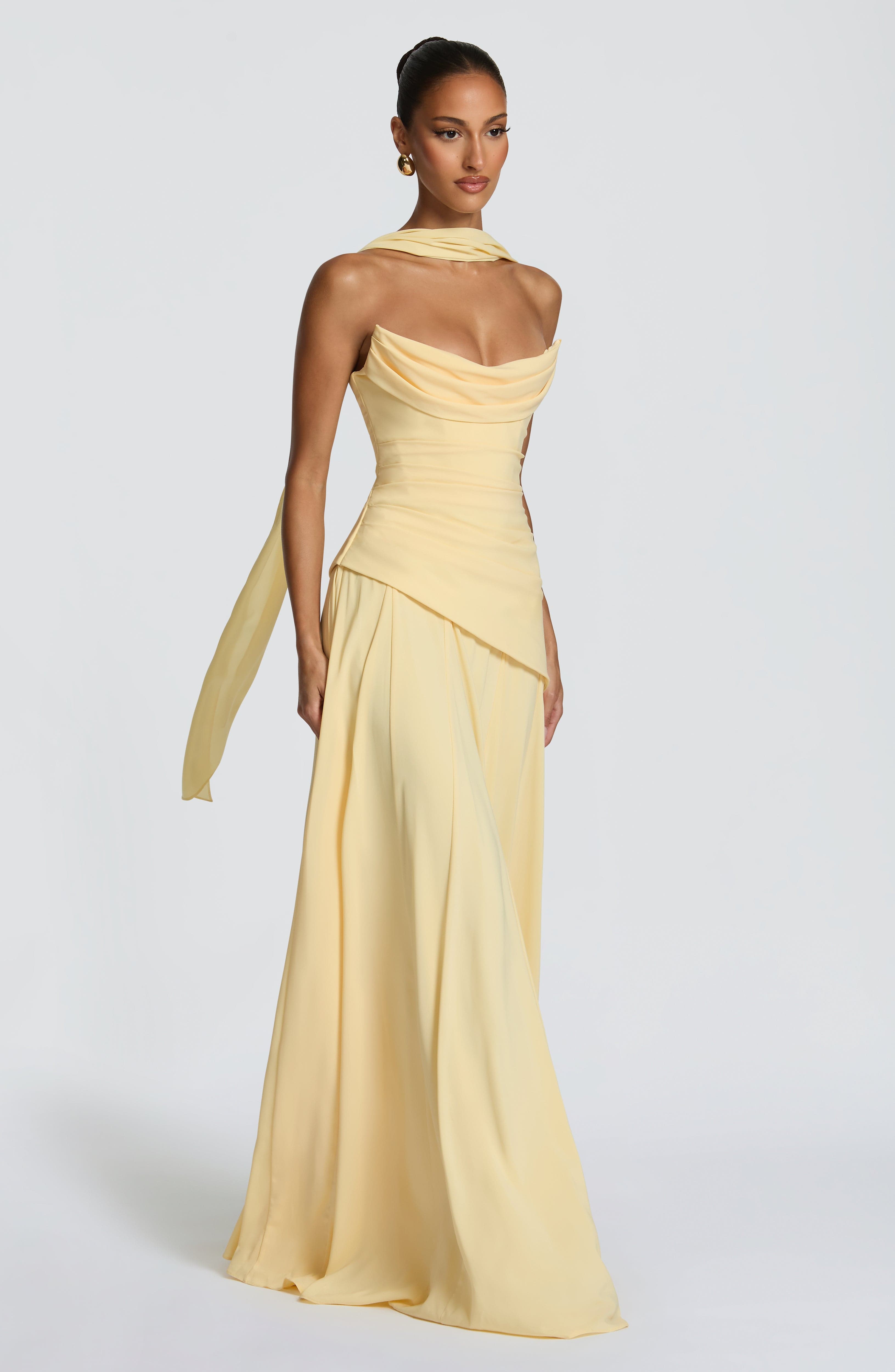 Giselle Maxi Dress - Lemon