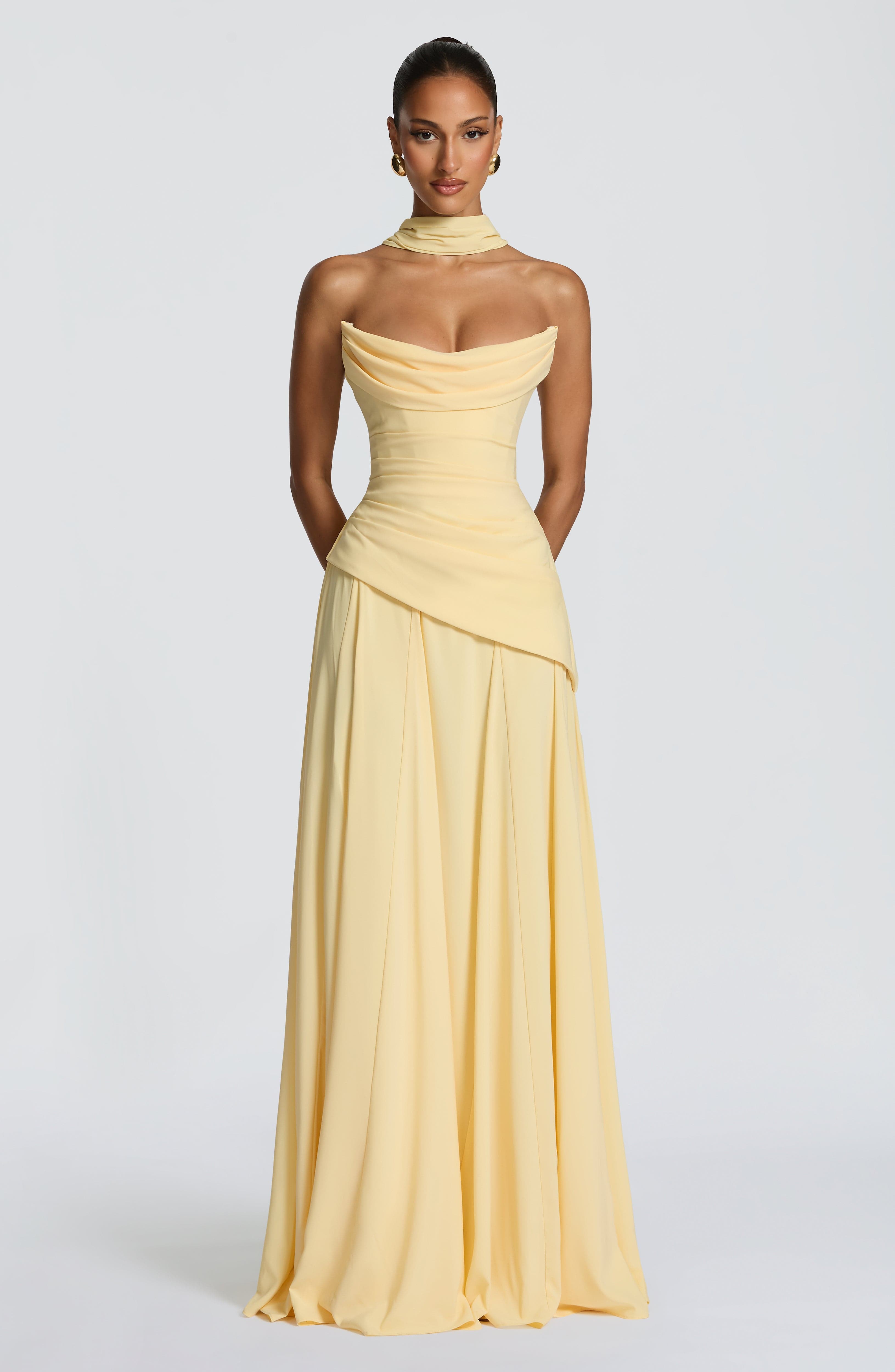 Giselle Maxi Dress - Lemon
