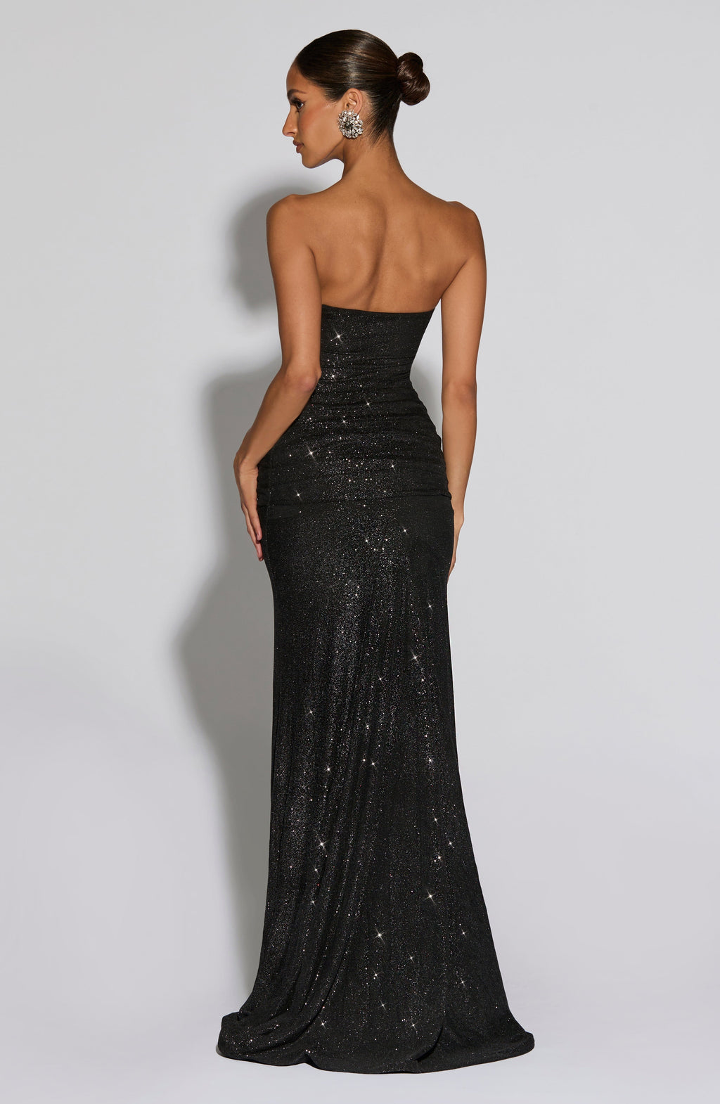 Skylar Maxi Dress - Black Sparkle