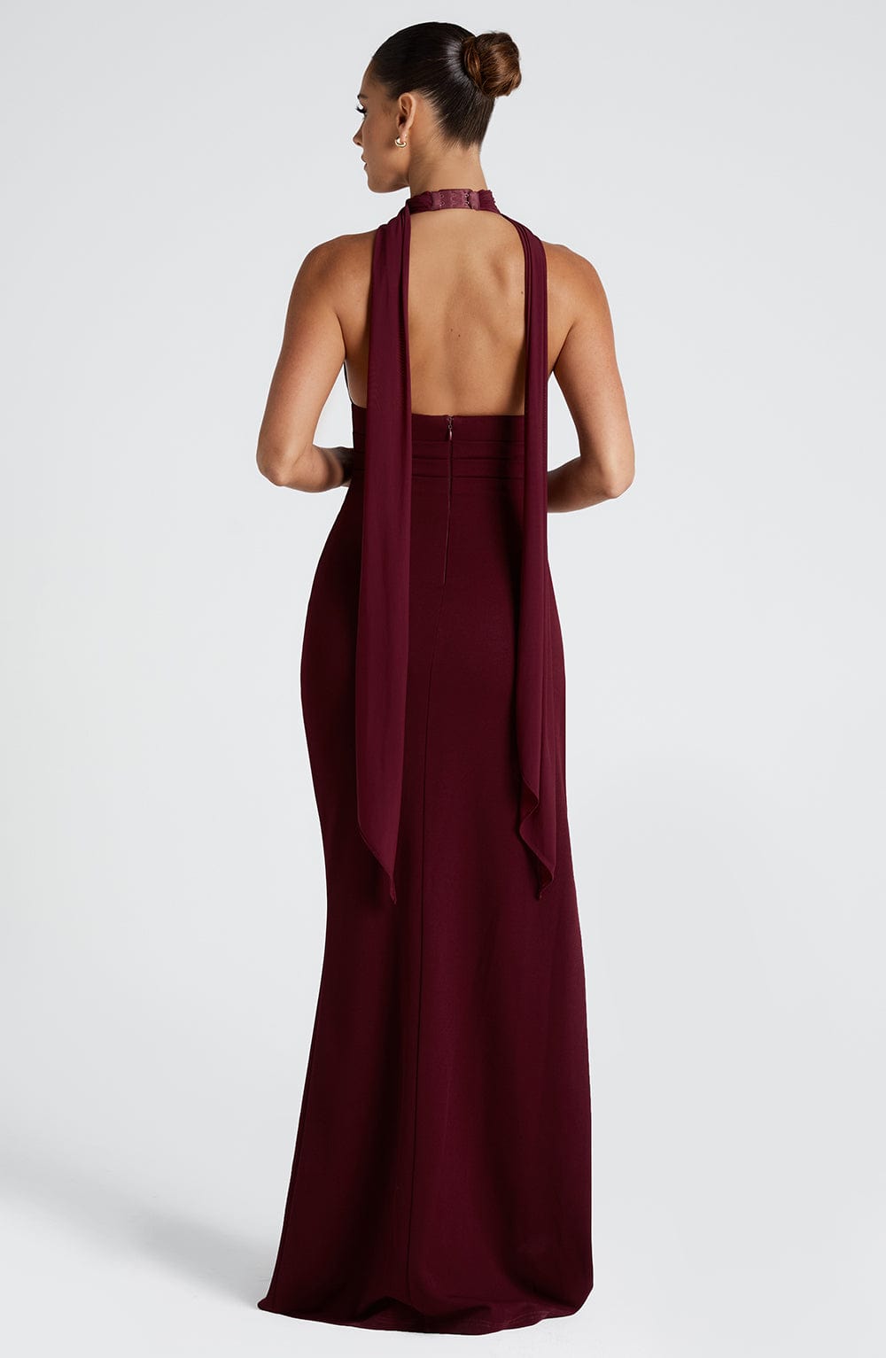 Lydia Maxi Dress - Cherry Lacquer