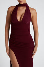 Lydia Maxi Dress - Cherry Lacquer