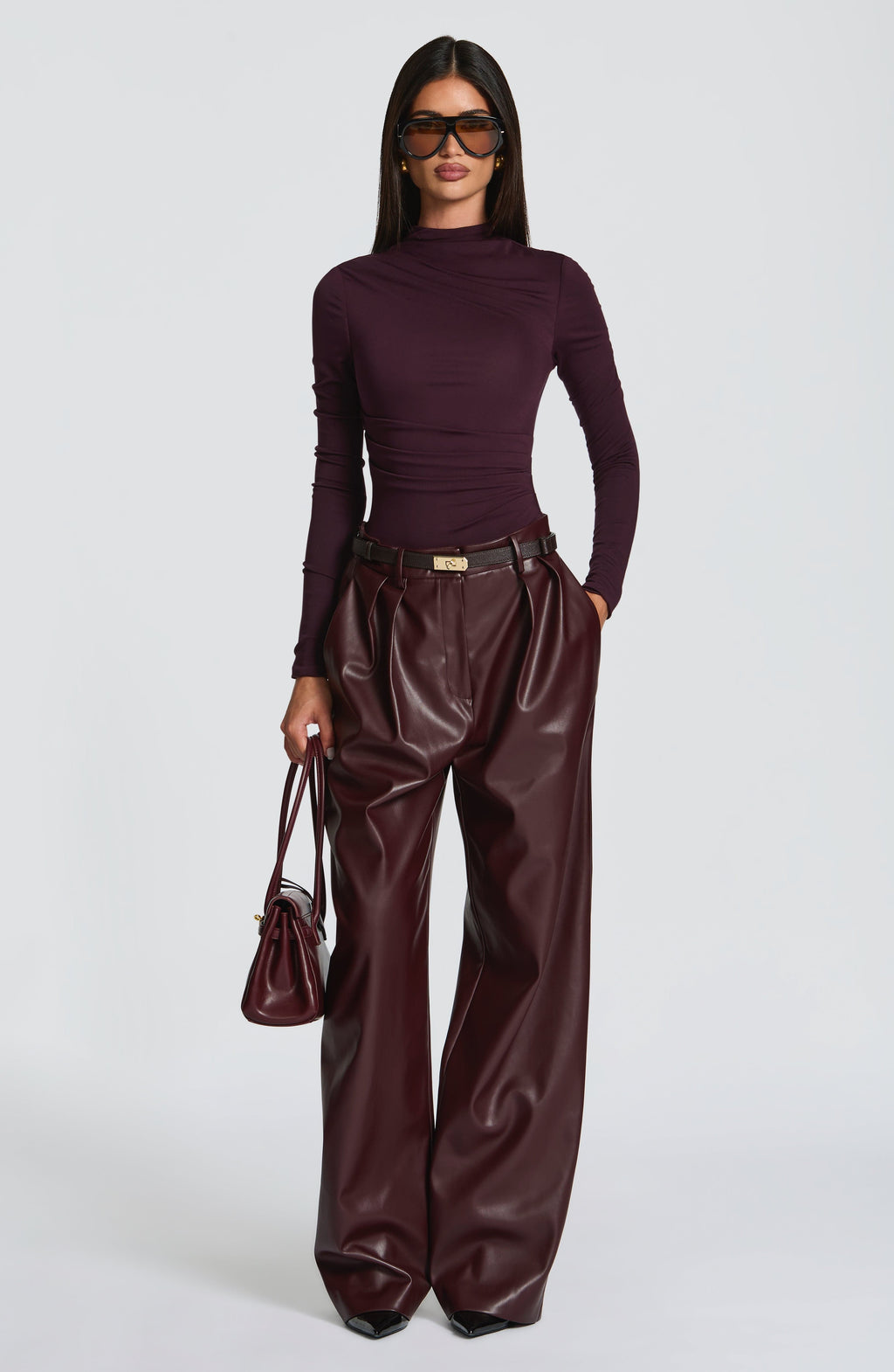 Lisa Bodysuit - Plum