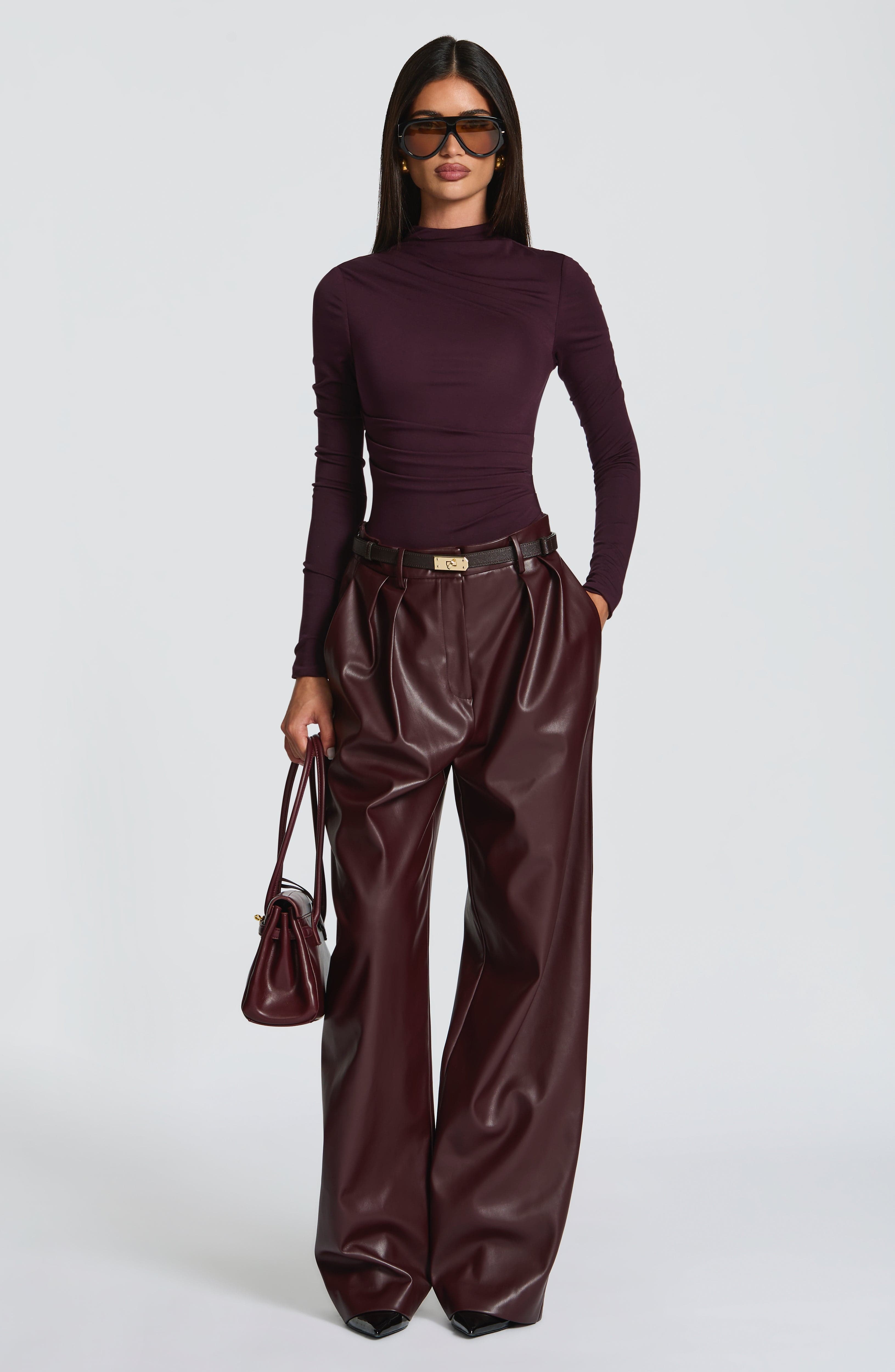 Lisa Bodysuit - Plum