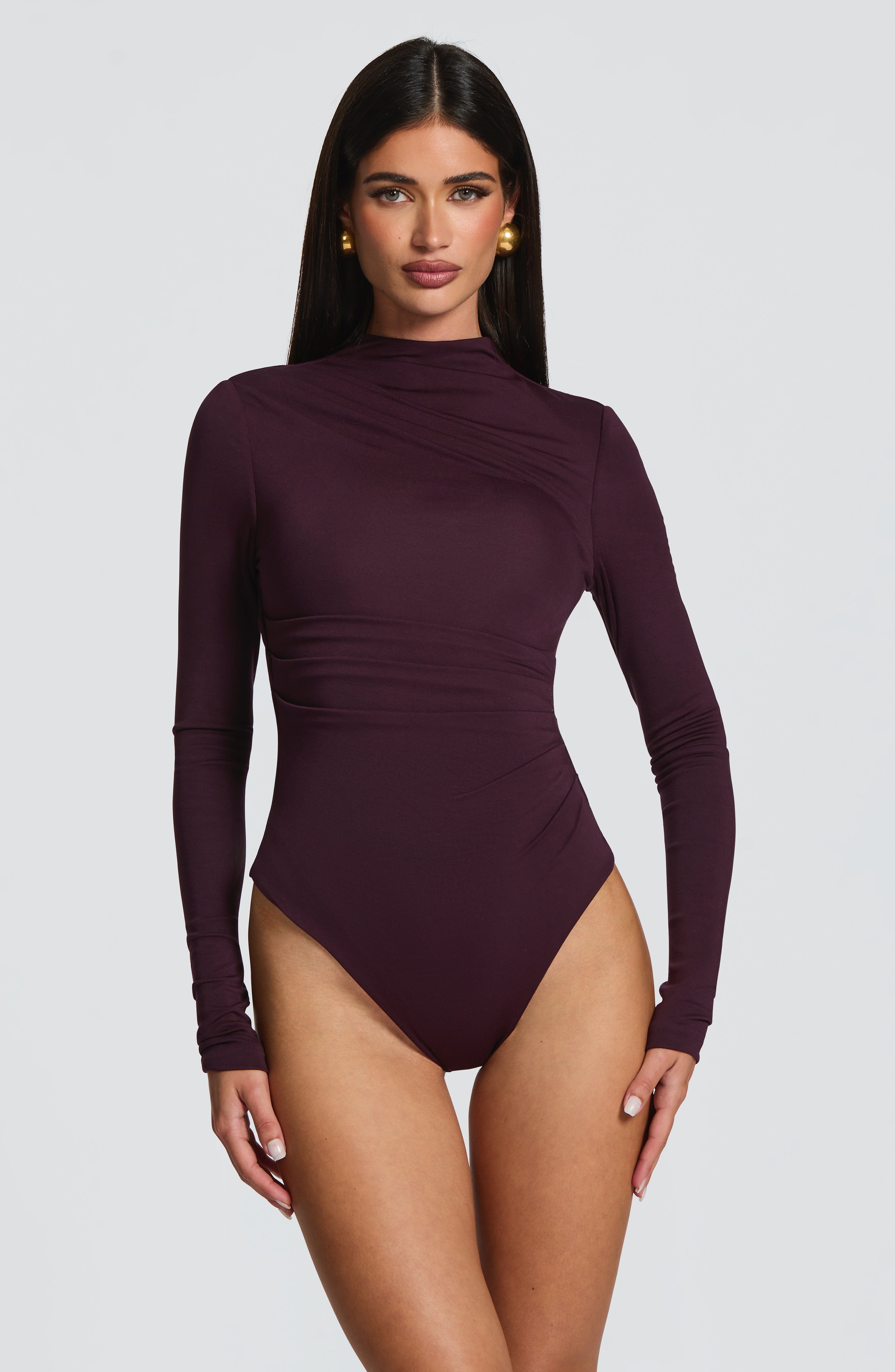 Lisa Bodysuit - Plum