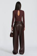 Lisa Bodysuit - Plum Brown