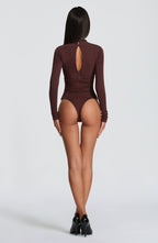 Lisa Bodysuit - Plum Brown