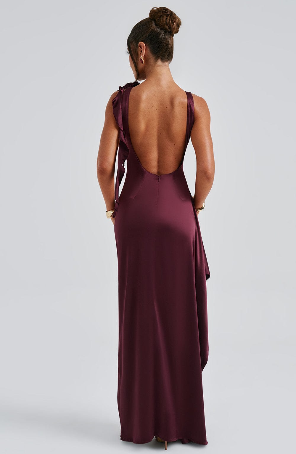 Pippa Maxi Dress - Cherry Lacquer