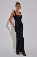 Madeleine Maxi Dress - Black