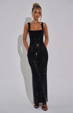 Madeleine Maxi Dress - Black