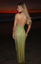 Madeleine maxi Dress - Olive
