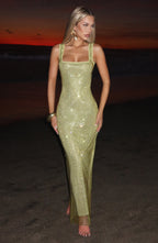 Madeleine maxi Dress - Olive