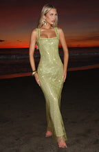 Madeleine maxi Dress - Olive