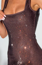 Madeleine Maxi Dress - Plum Brown